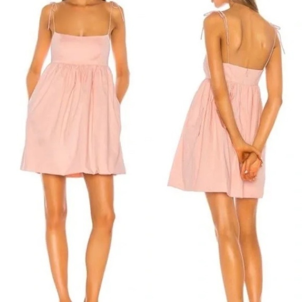 LPA Cotton Pink Sleeveless Mini Dress XS